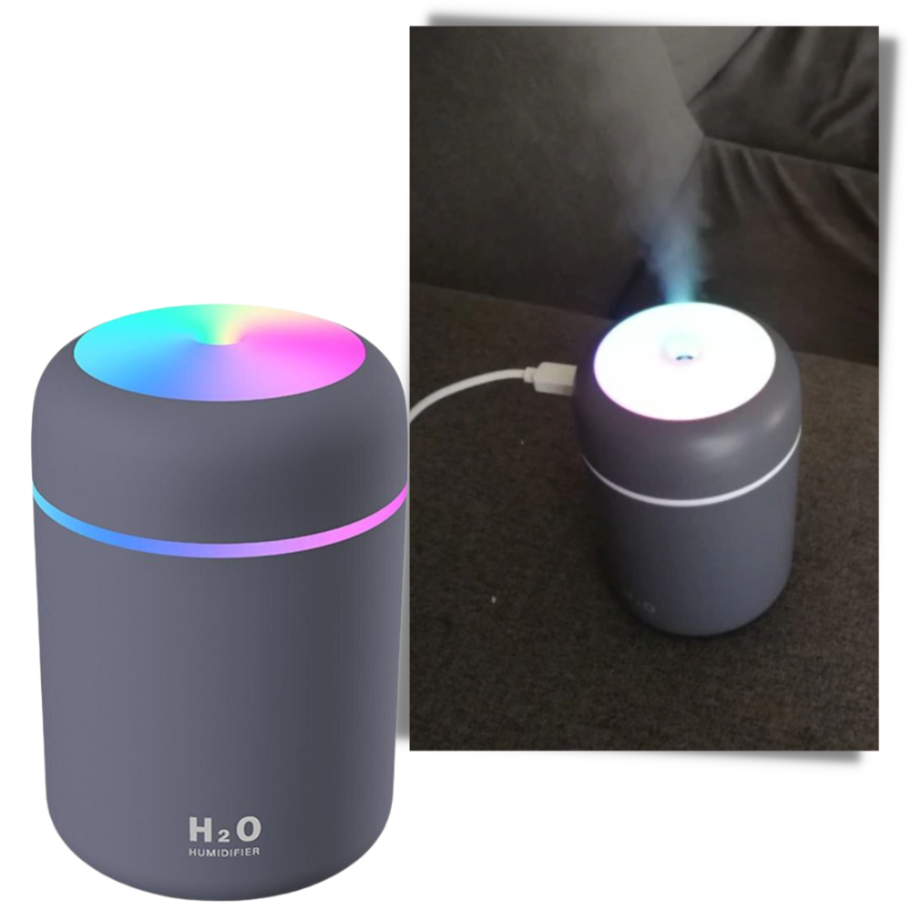 Mini humidificador y difusor de aromaterapia - Ozerty