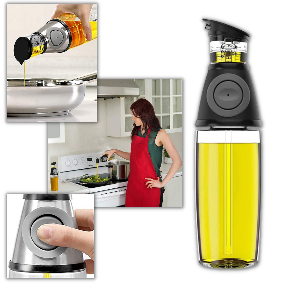 Botella dispensadora de aceite de cocina - Ozerty
