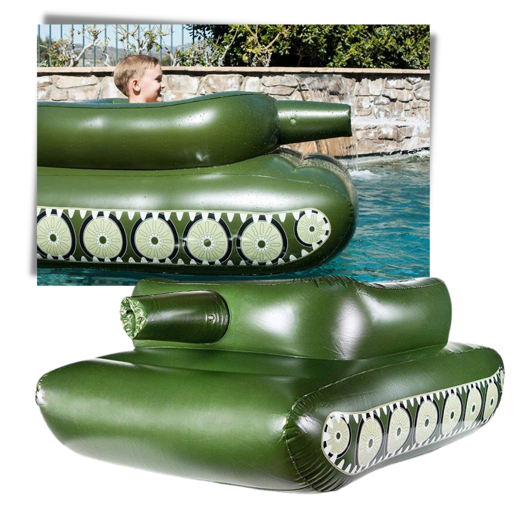 Flotador de piscina con tanque inflable - Ozerty