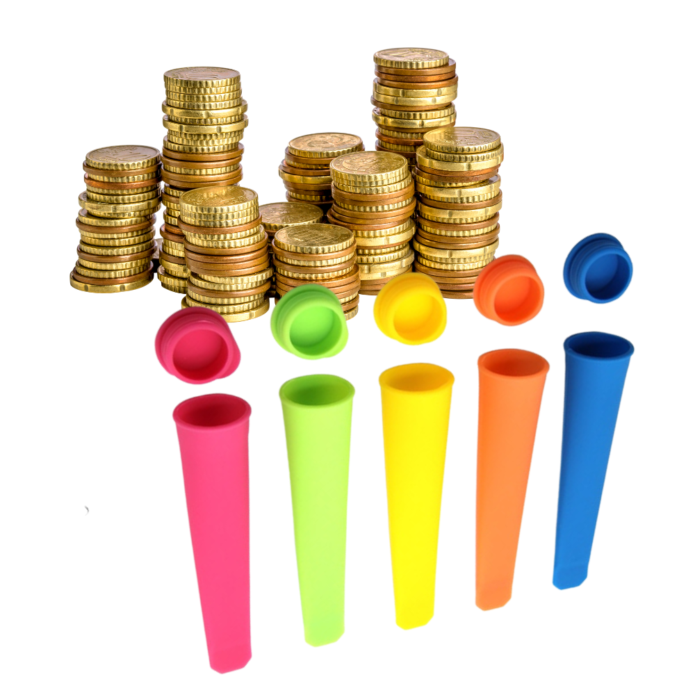 Paquete de 5 moldes de silicona para hacer polos - Ozerty