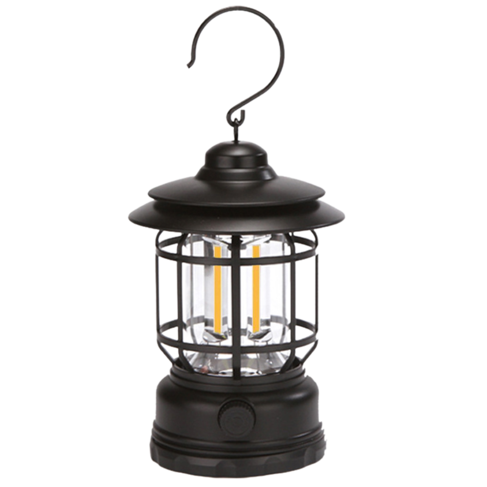 Linterna LED retro para camping