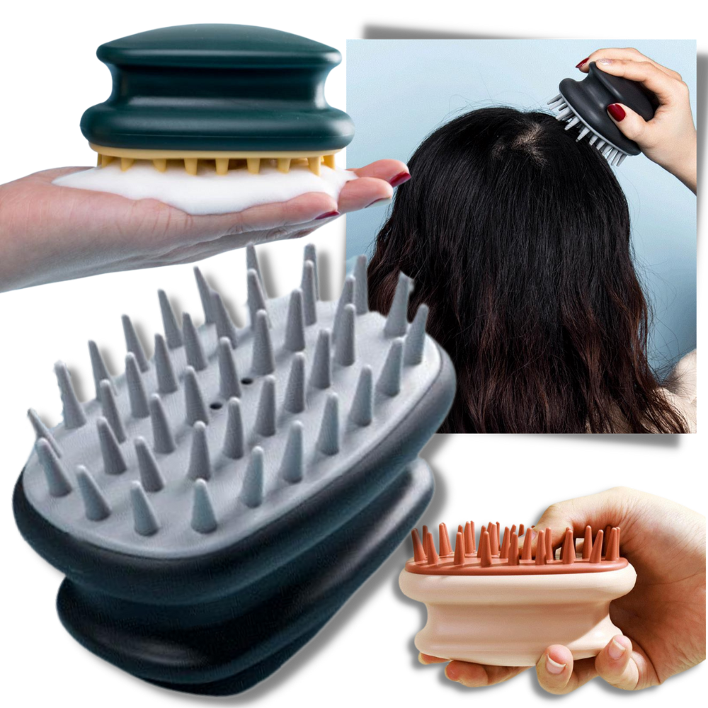 Cepillo de masaje para el cuero cabelludo - Ozerty