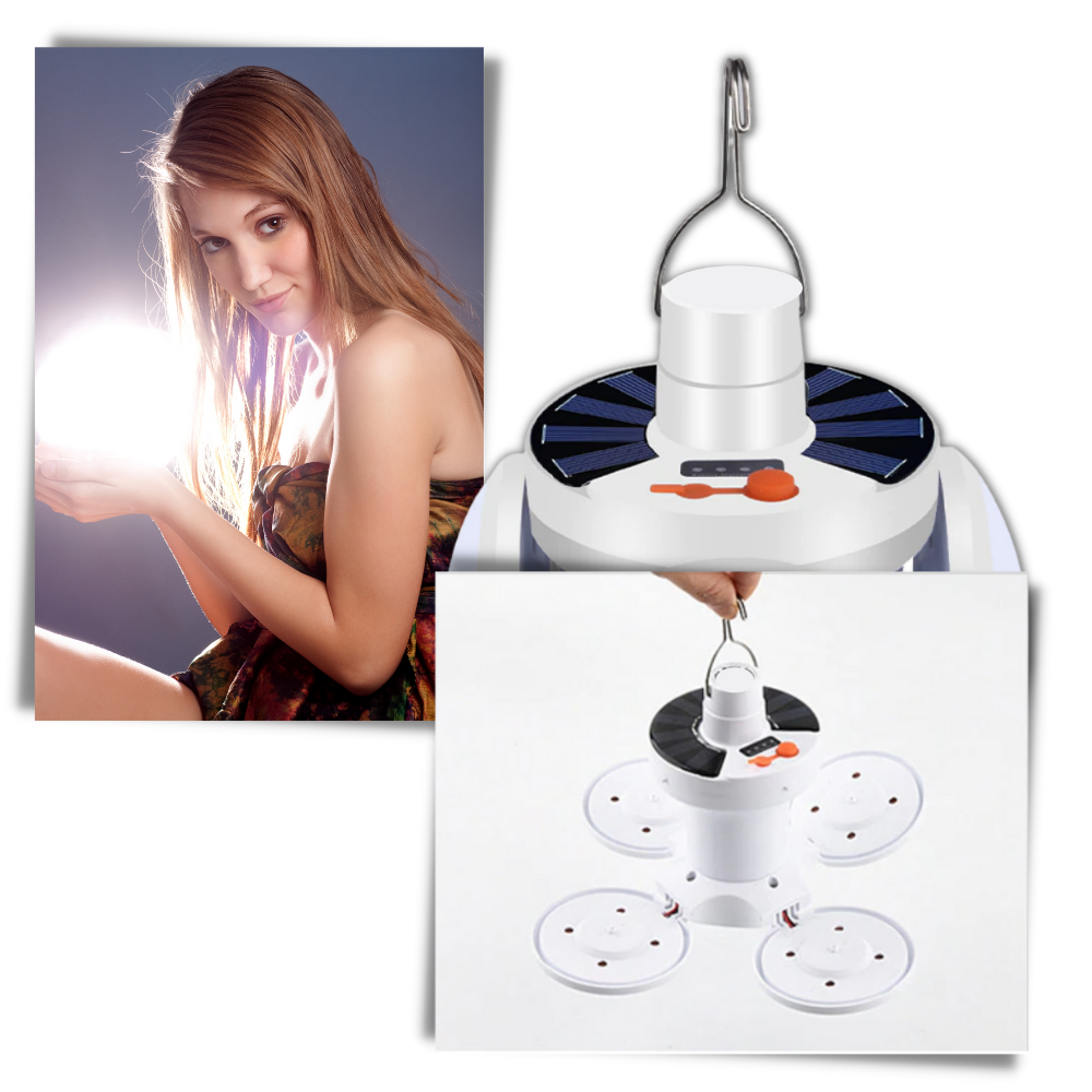 Lámpara LED recargable para camping - Ozerty