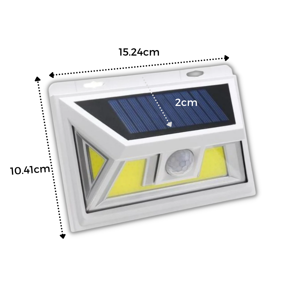 LED alimentado por energía solar con sensor de movimiento - Ozerty
