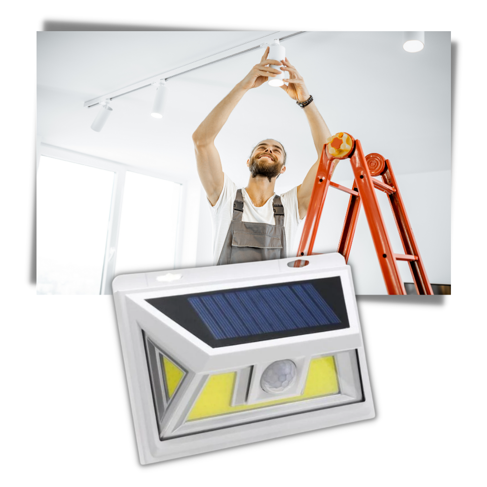 LED alimentado por energía solar con sensor de movimiento - Ozerty