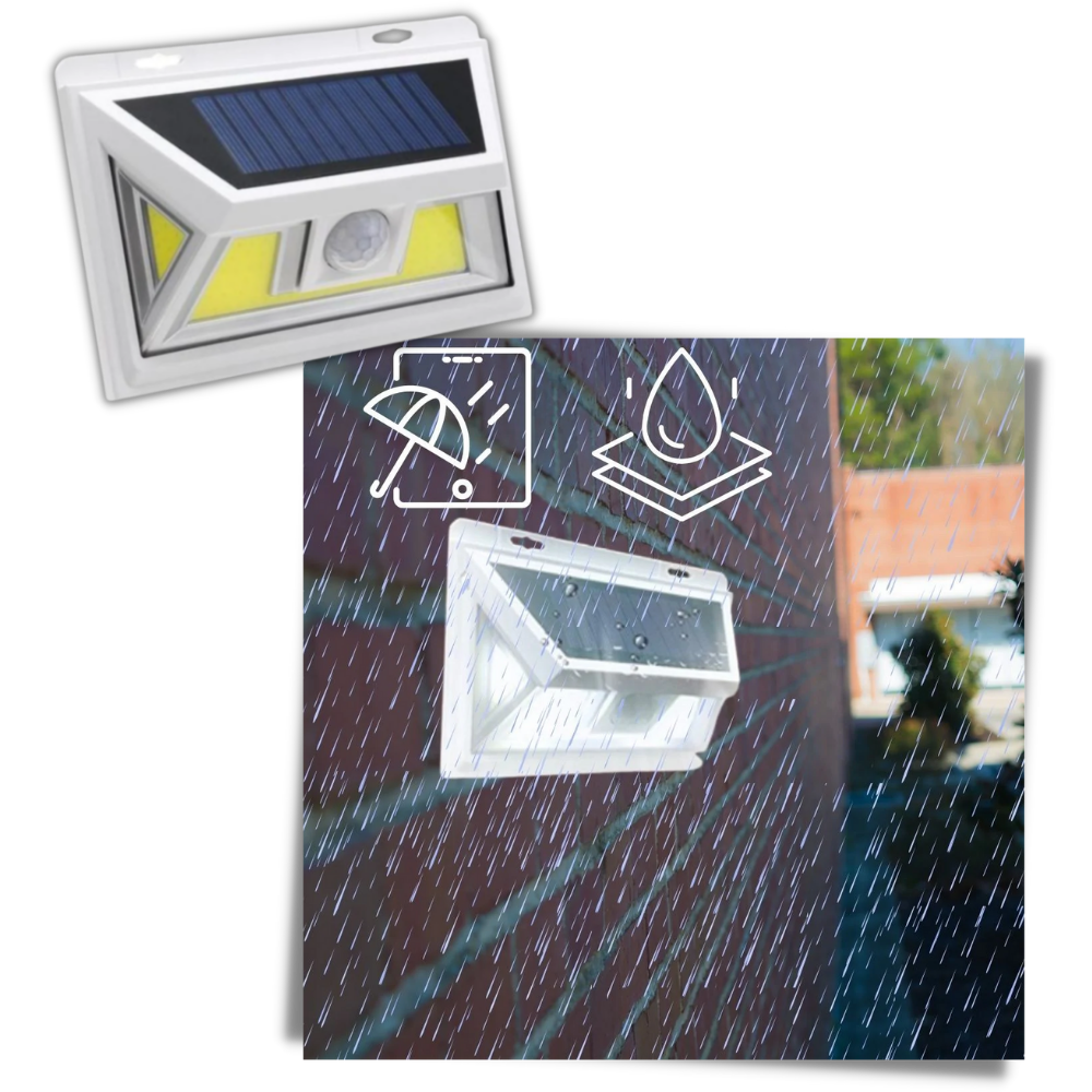 LED alimentado por energía solar con sensor de movimiento - Ozerty