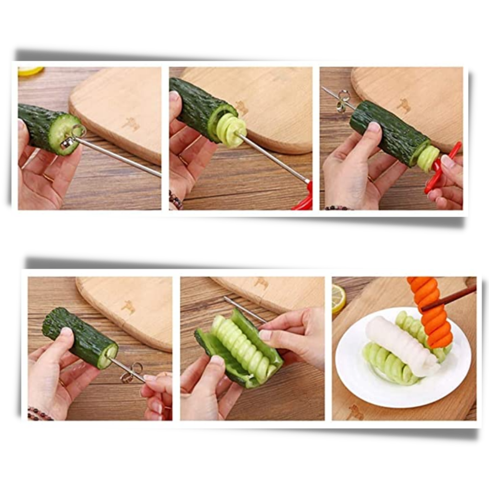 Herramienta para cortar verduras en espiral - Ozerty