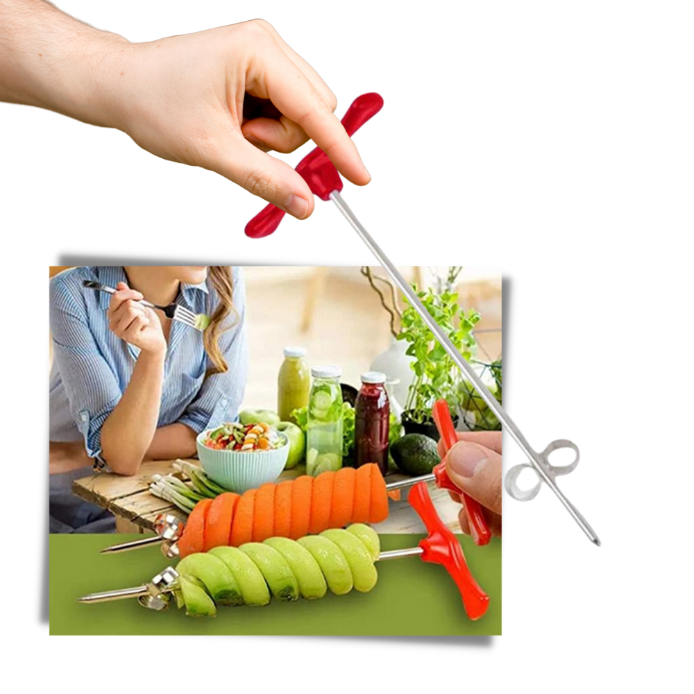 Herramienta para cortar verduras en espiral - Ozerty