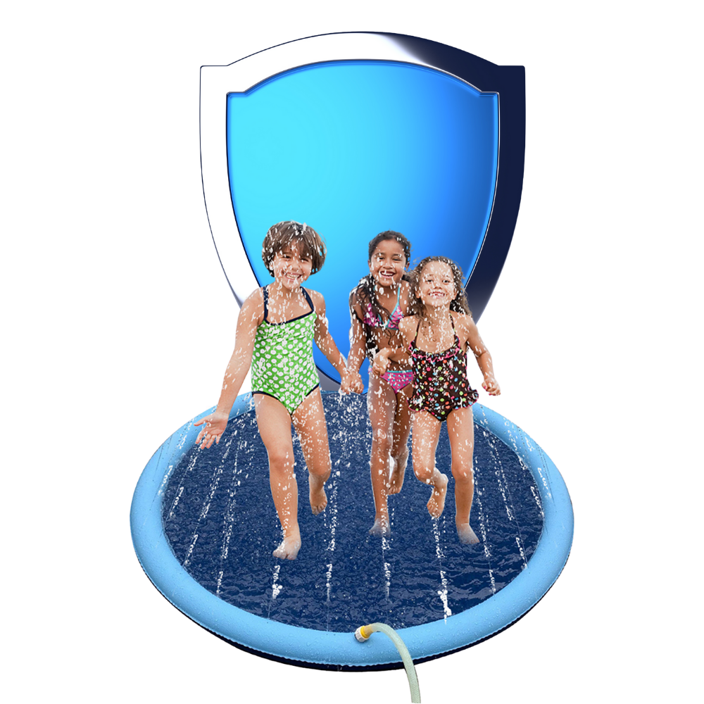 Piscina de agua pulverizada para mascotas y niños - Ozerty