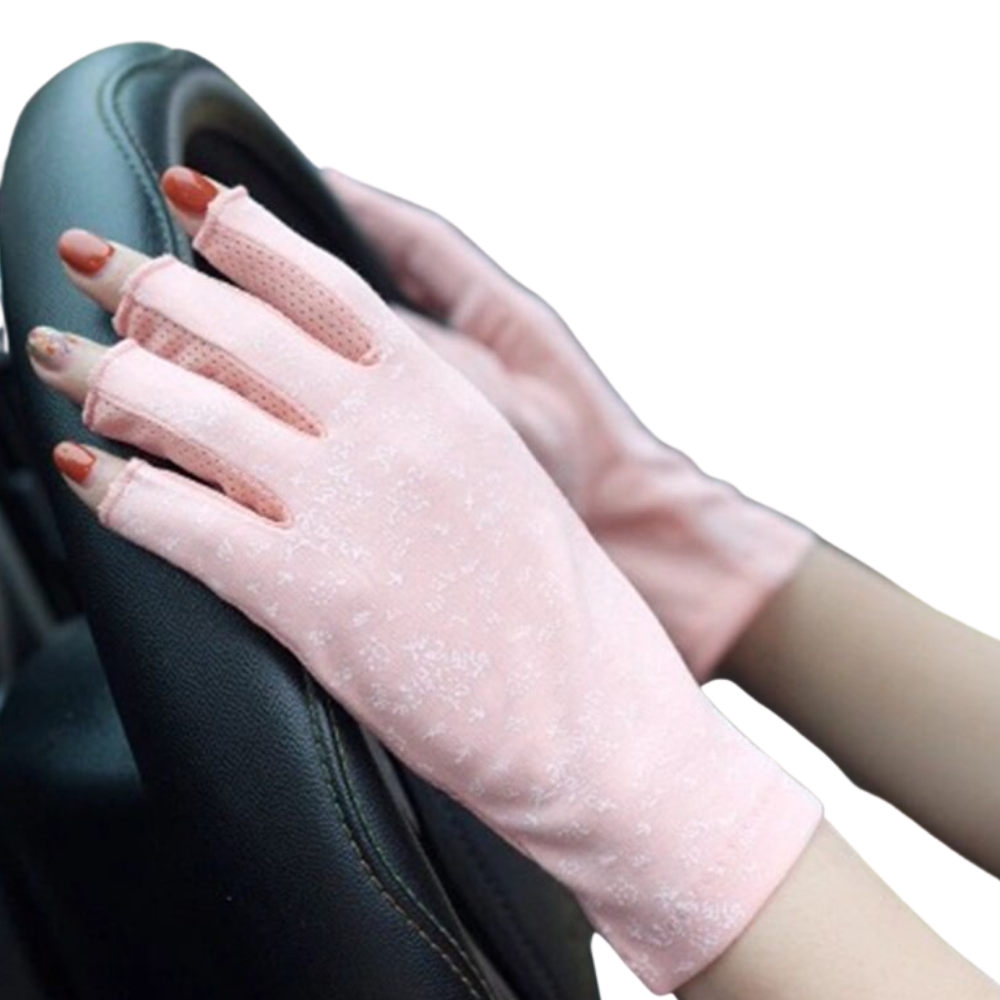 Elegantes guantes de algodón con protección uv - Ozerty