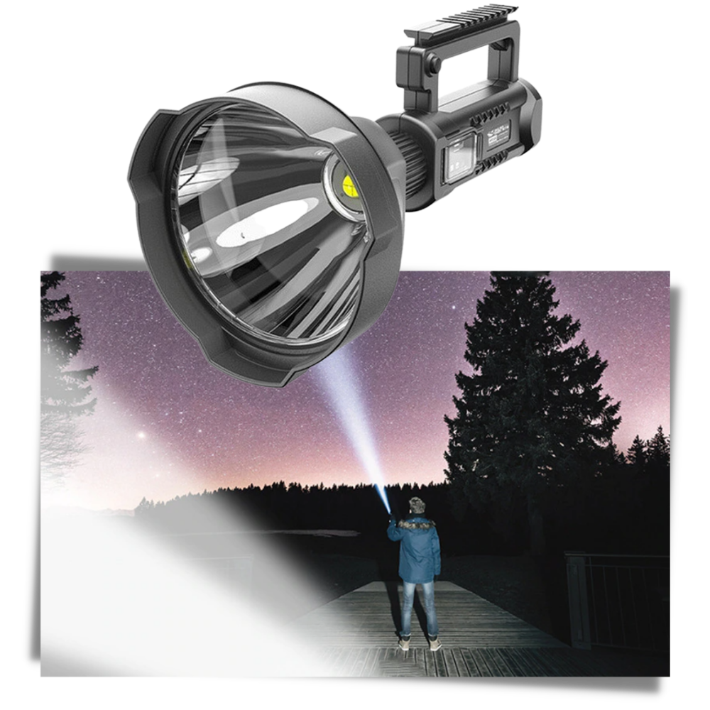 Linterna led y trípode - Ozerty