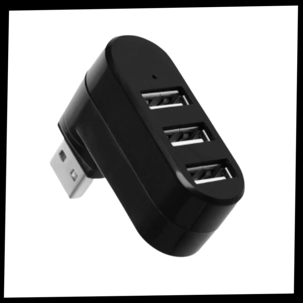 Adaptador giratorio usb multipuerto - Ozerty