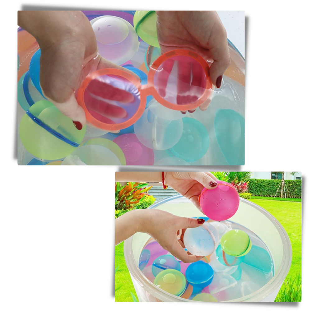 Paquete de globos de agua reutilizables - Ozerty