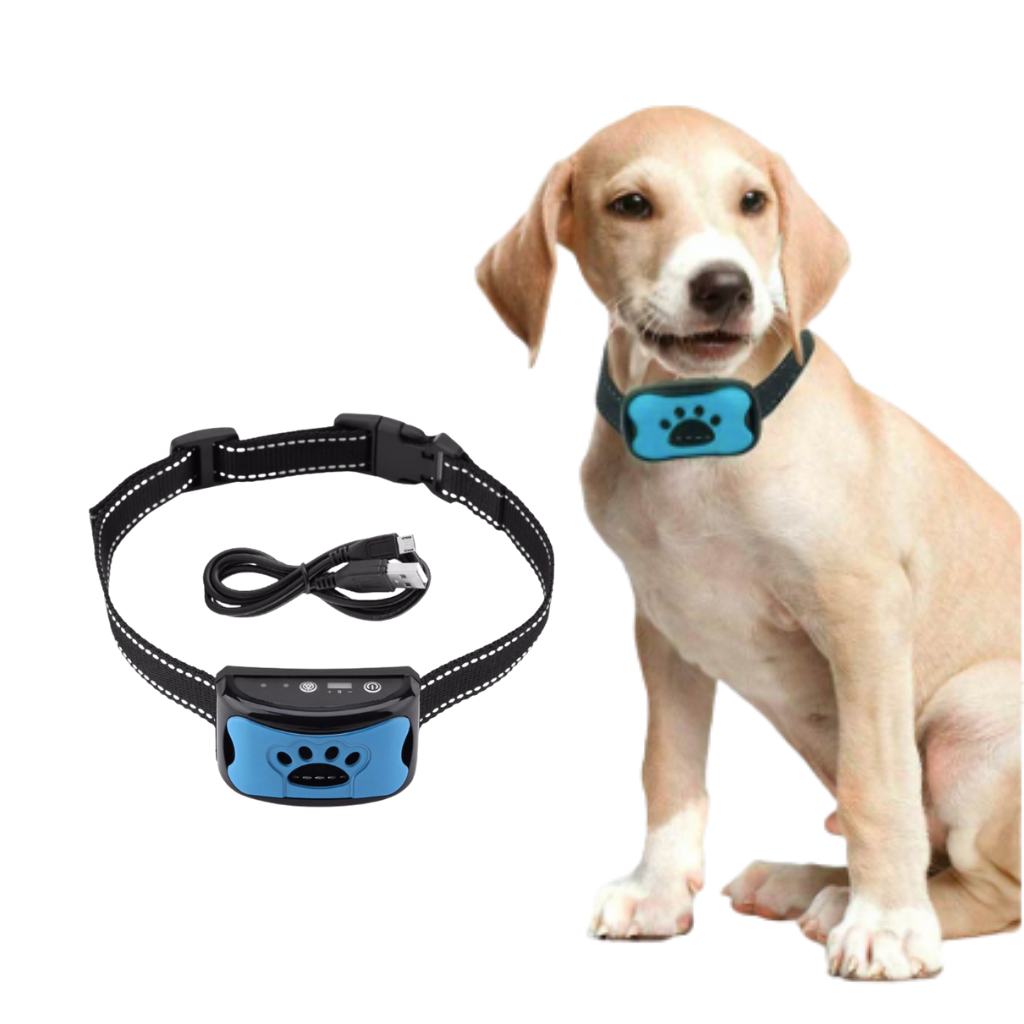 Collar anti ladridos ajustable para perros