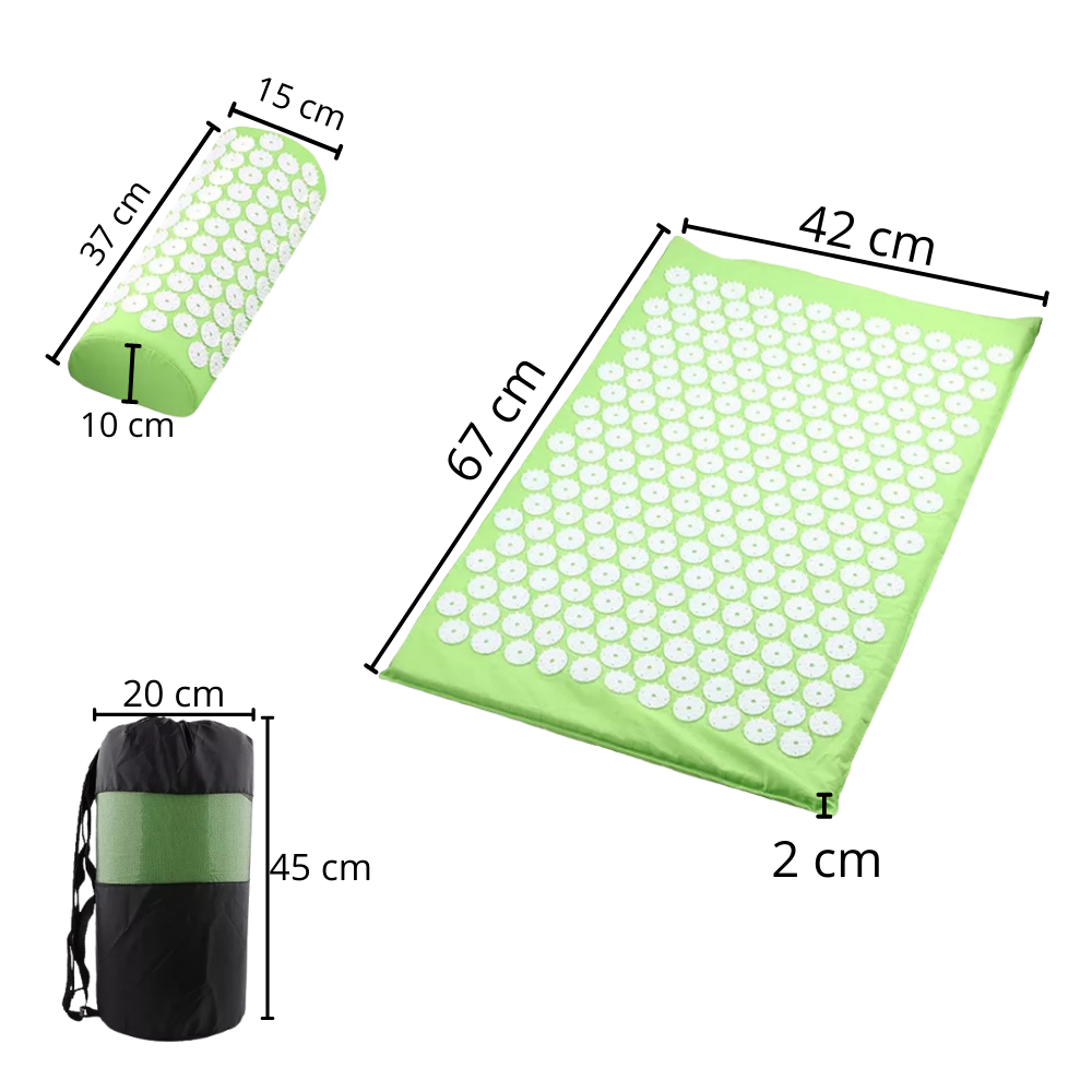 Kit de esterilla de acupresión - Ozerty