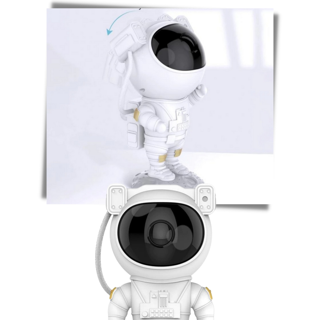 Lámpara de noche con proyector de astronautas - Ozerty