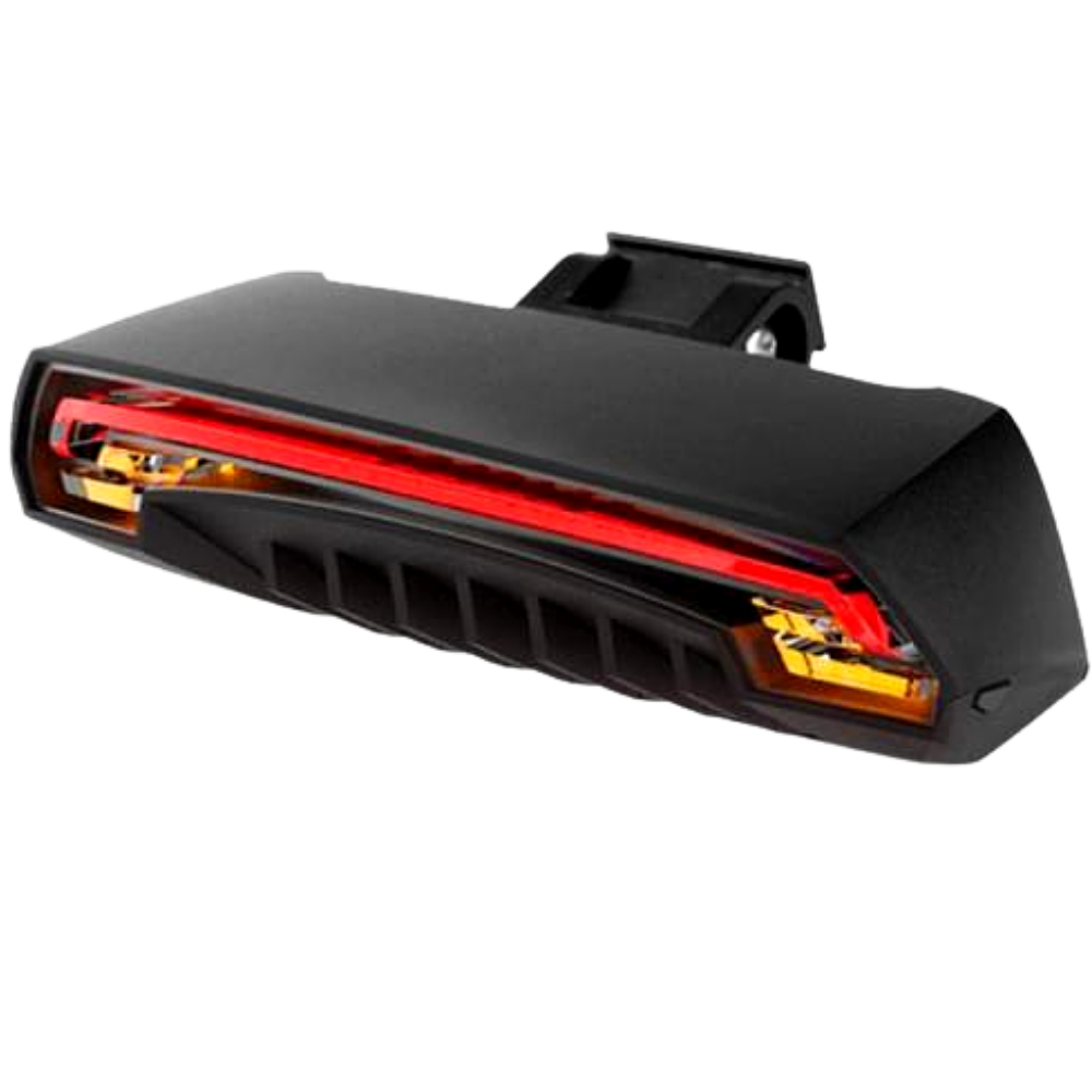 Luz trasera de seguridad para bicicletas con indicadores - Ozerty