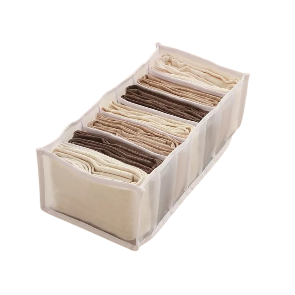 Organizador de ropa de malla para armarios