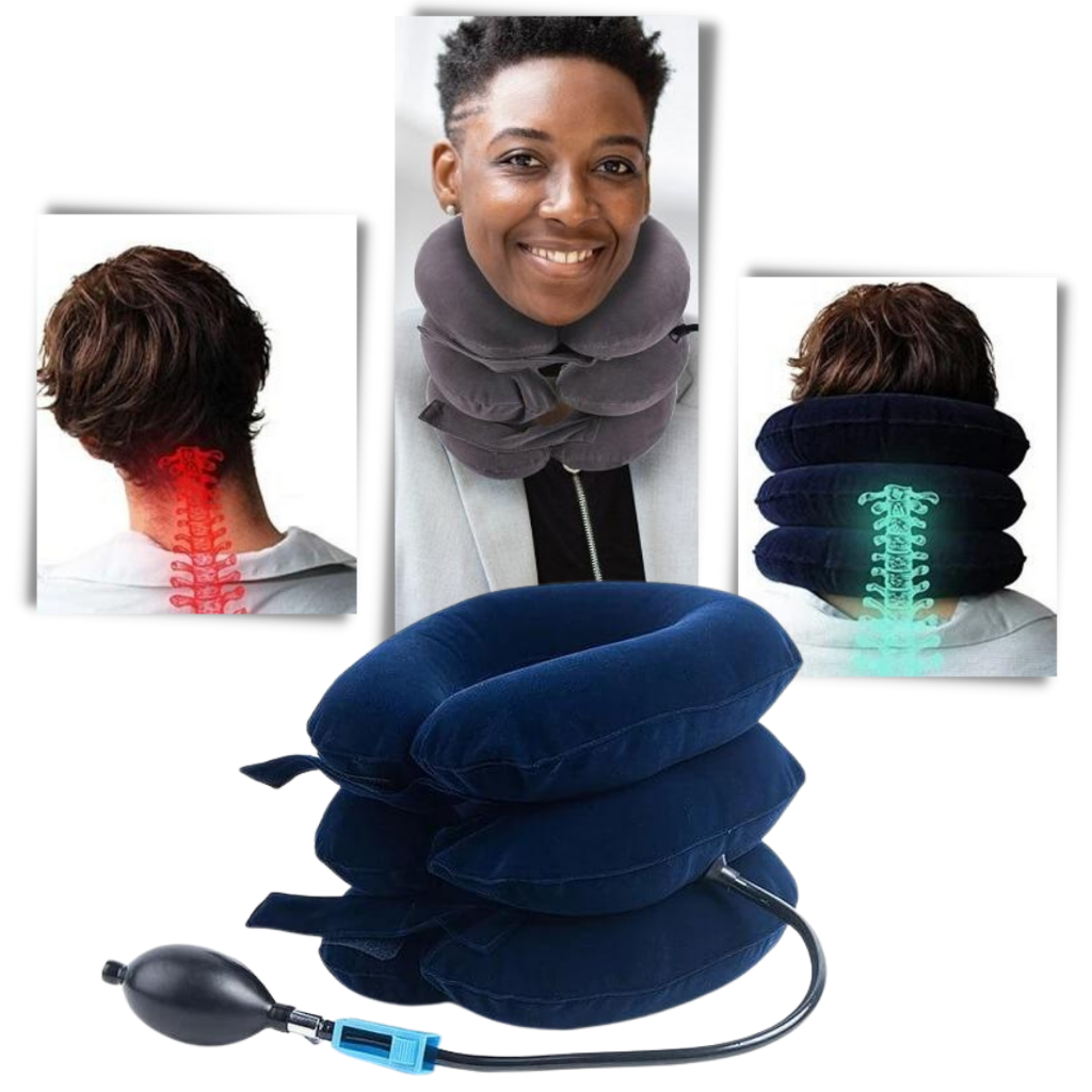 Collarín inflable de tracción cervical - Ozerty