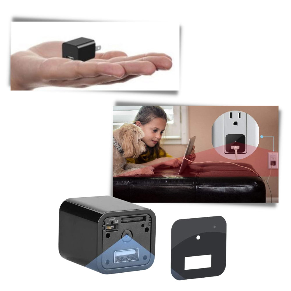 Cámara de vigilancia hd discreta con micrófono - Ozerty