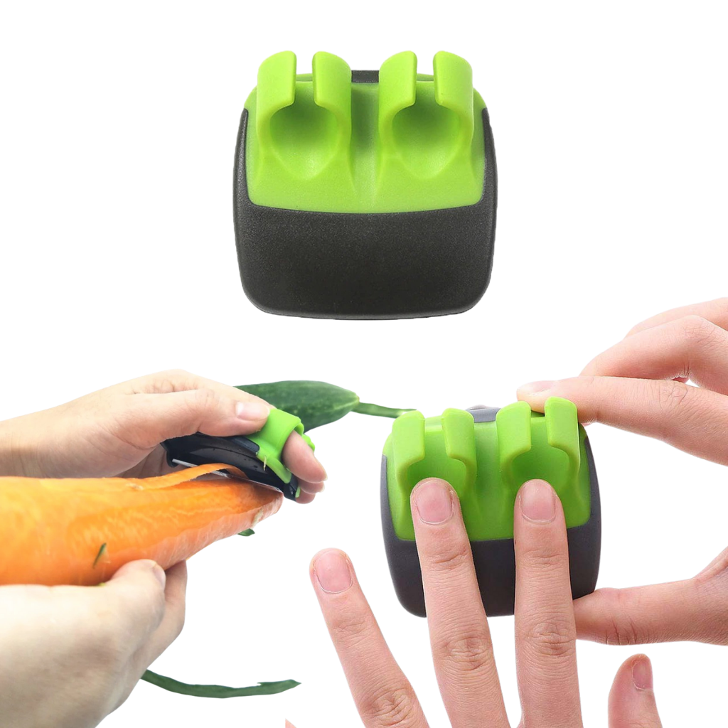 Pelador de frutas y verduras de doble dedo - Ozerty