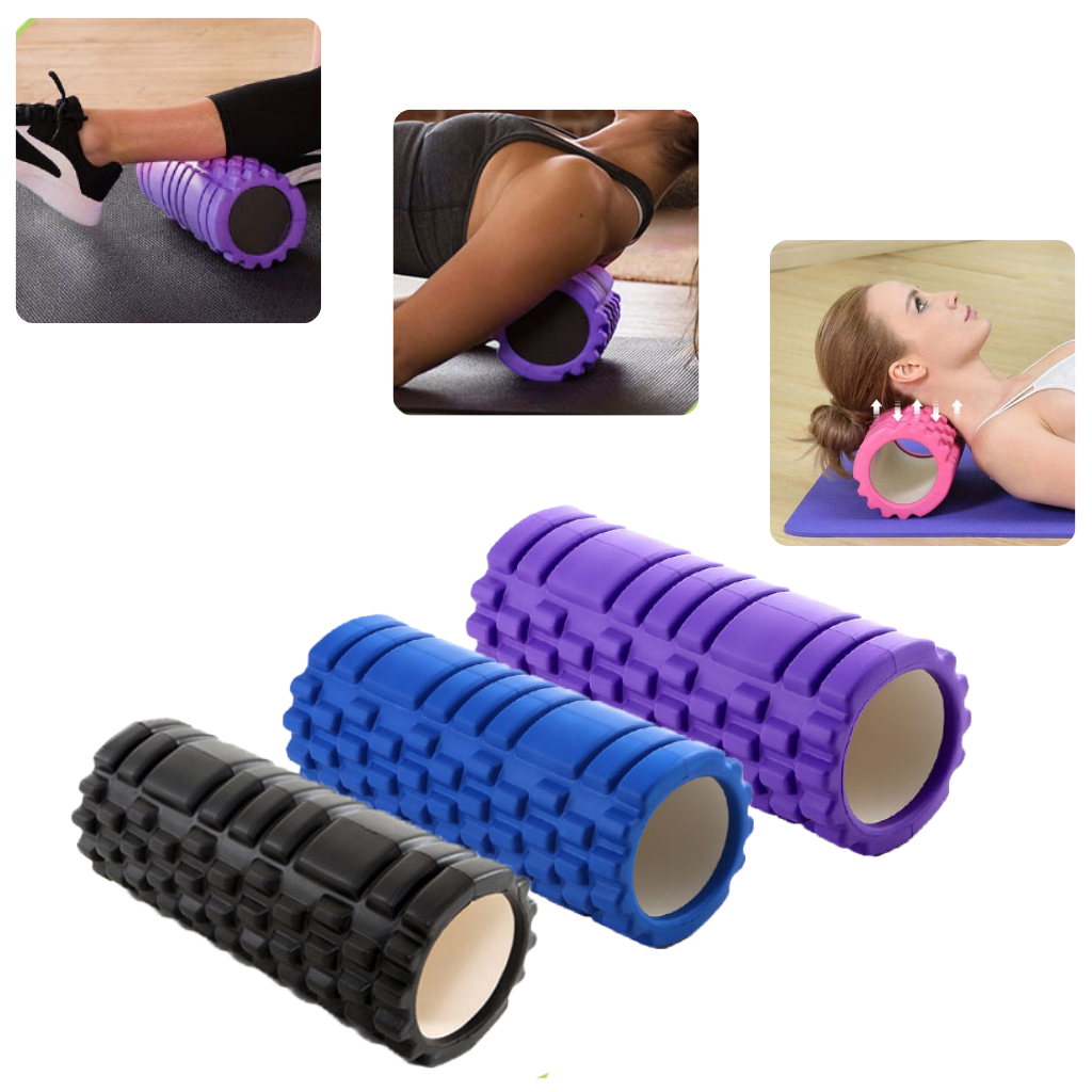 Rodillo de espuma de masaje para ejercicios - Ozerty