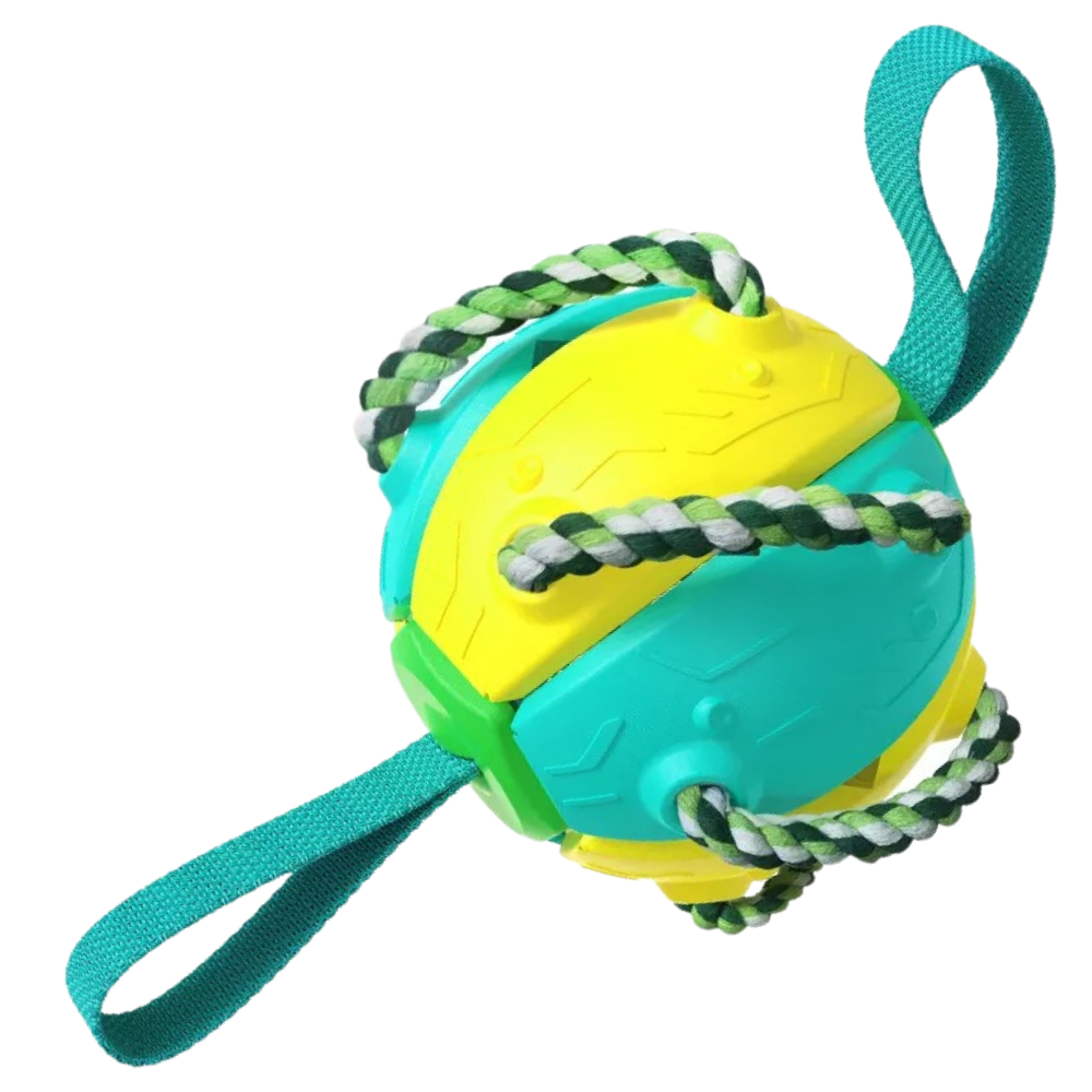 Juguete para perros con bola frisbee