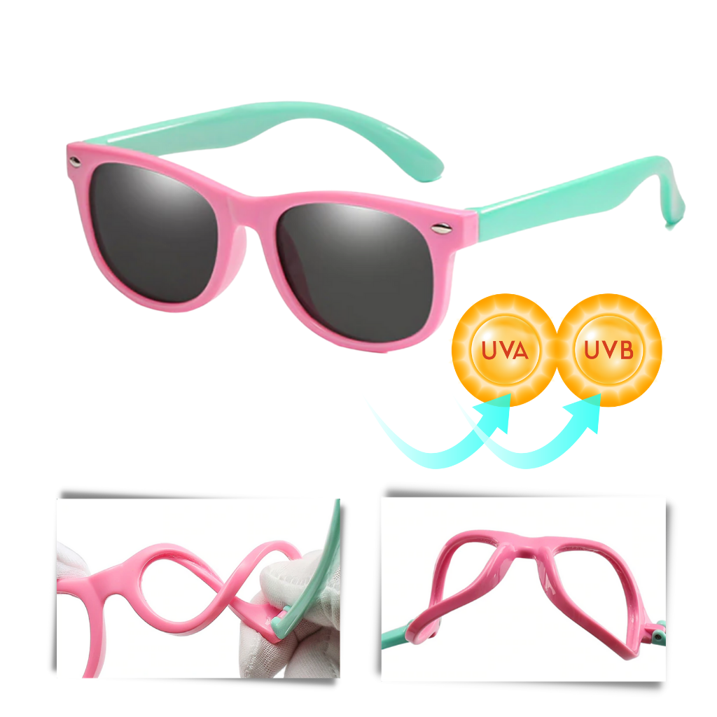 Gafas de sol infantiles flexibles y polarizadas - Ozerty