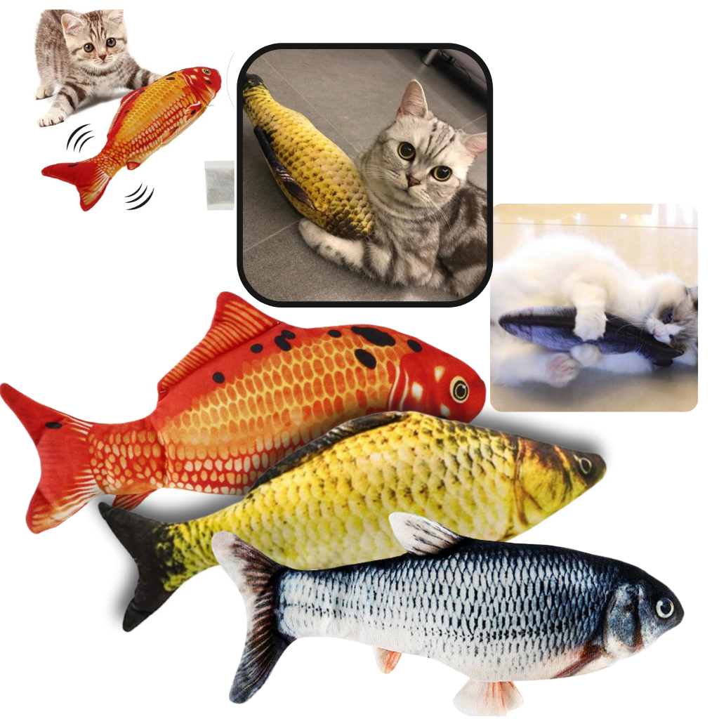 Juguete para gatos Flopping Fish - Ozerty