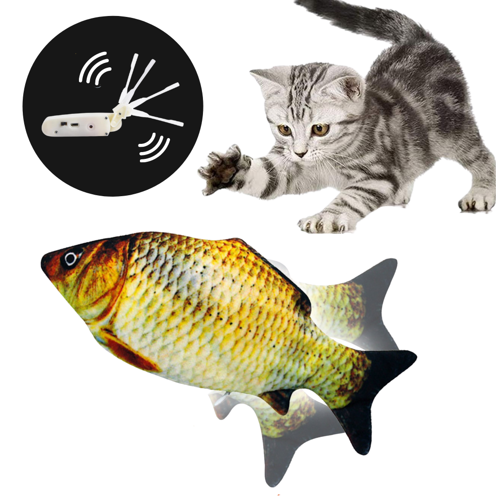 Juguete para gatos Flopping Fish - Ozerty