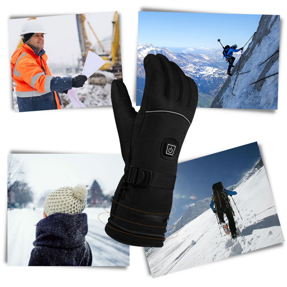 Guantes eléctricos de invierno con calefacción - Ozerty