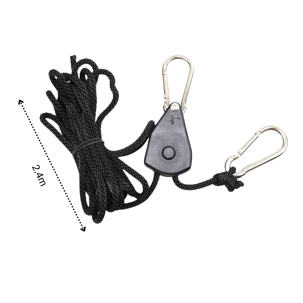 Cuerda ajustable con trinquete (2 piezas) - Ozerty