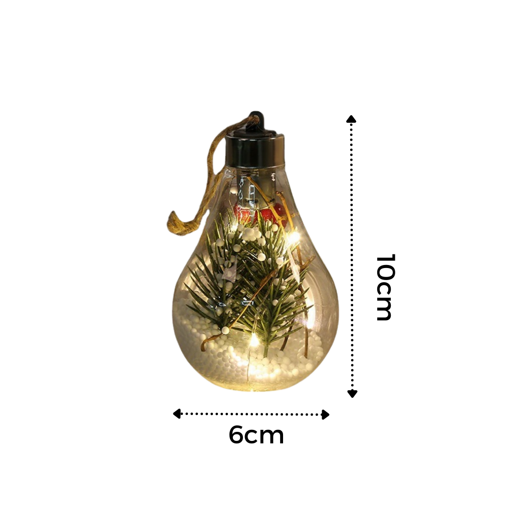 Bombilla LED transparente para bolas de navidad - Ozerty