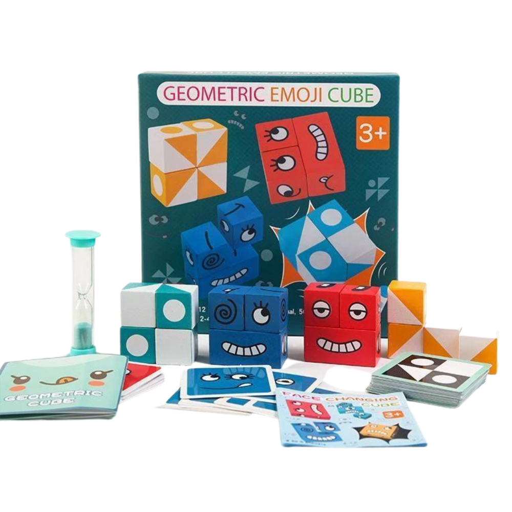 Juego Montessori Magic Cube Emoji - Ozerty