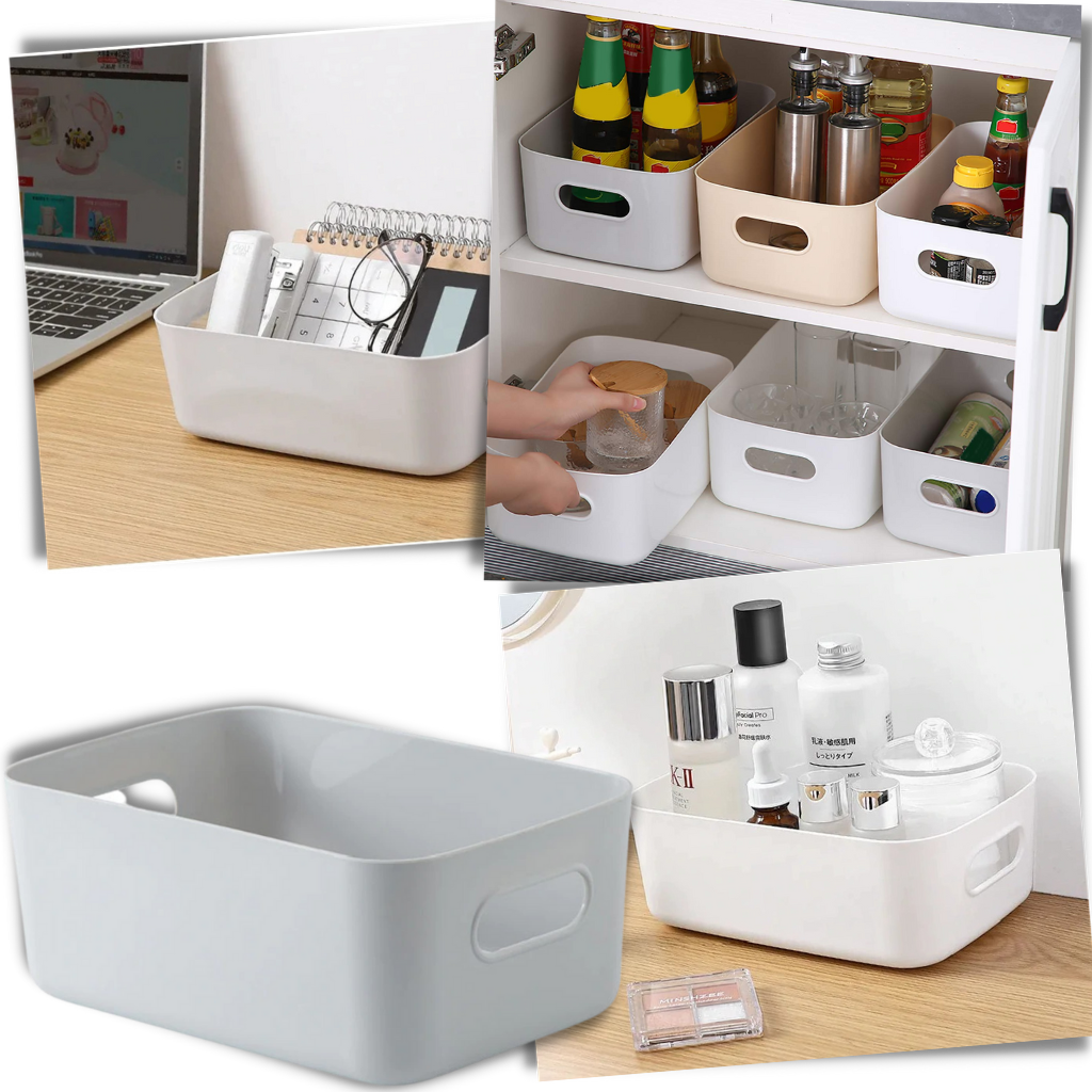 Cesta de plástico multiusos para almacenamiento - Ozerty