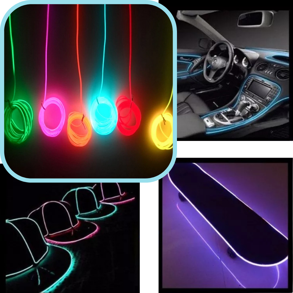 Cable de LEDs de neón de colores - Ozerty