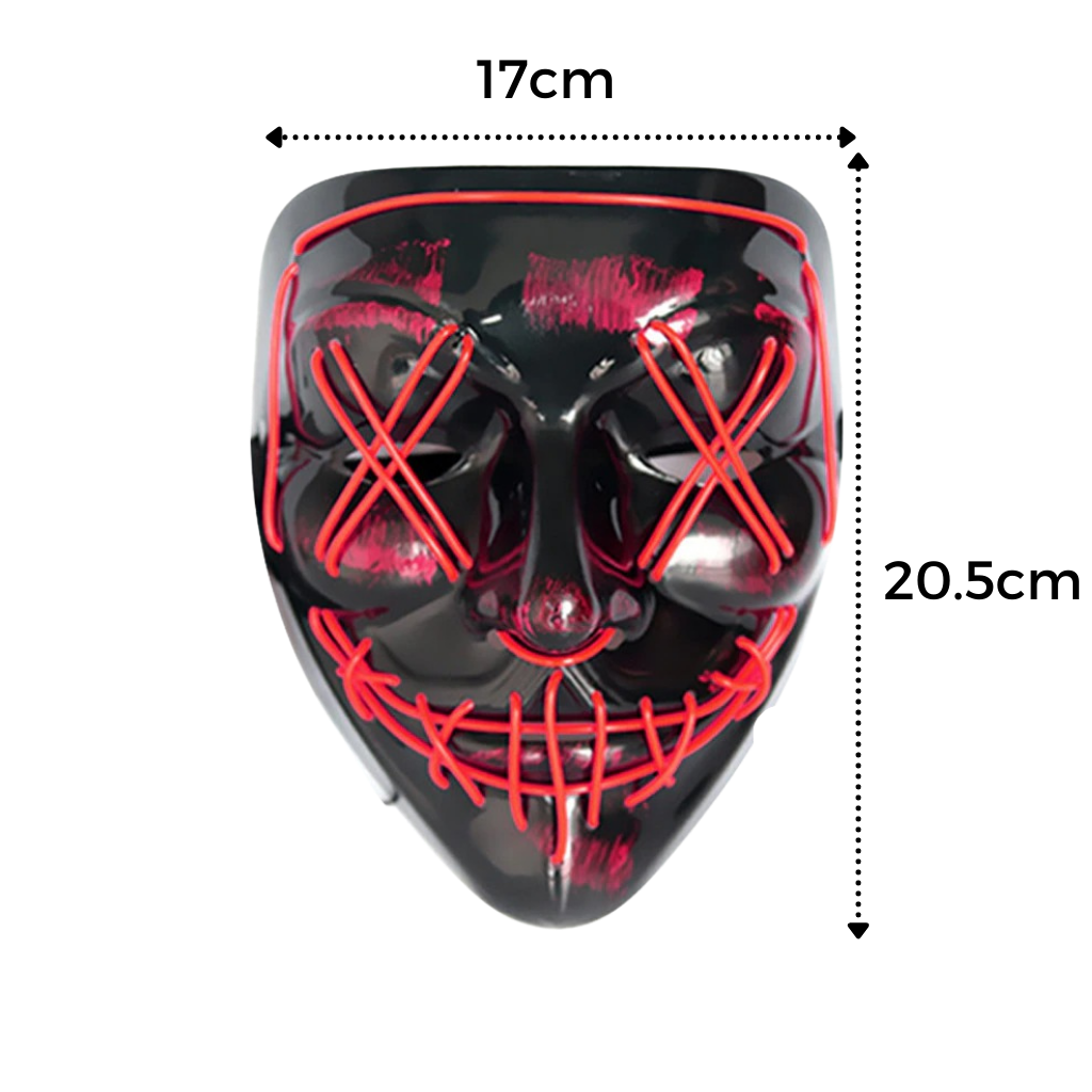 Máscara LED de neón - Ozerty