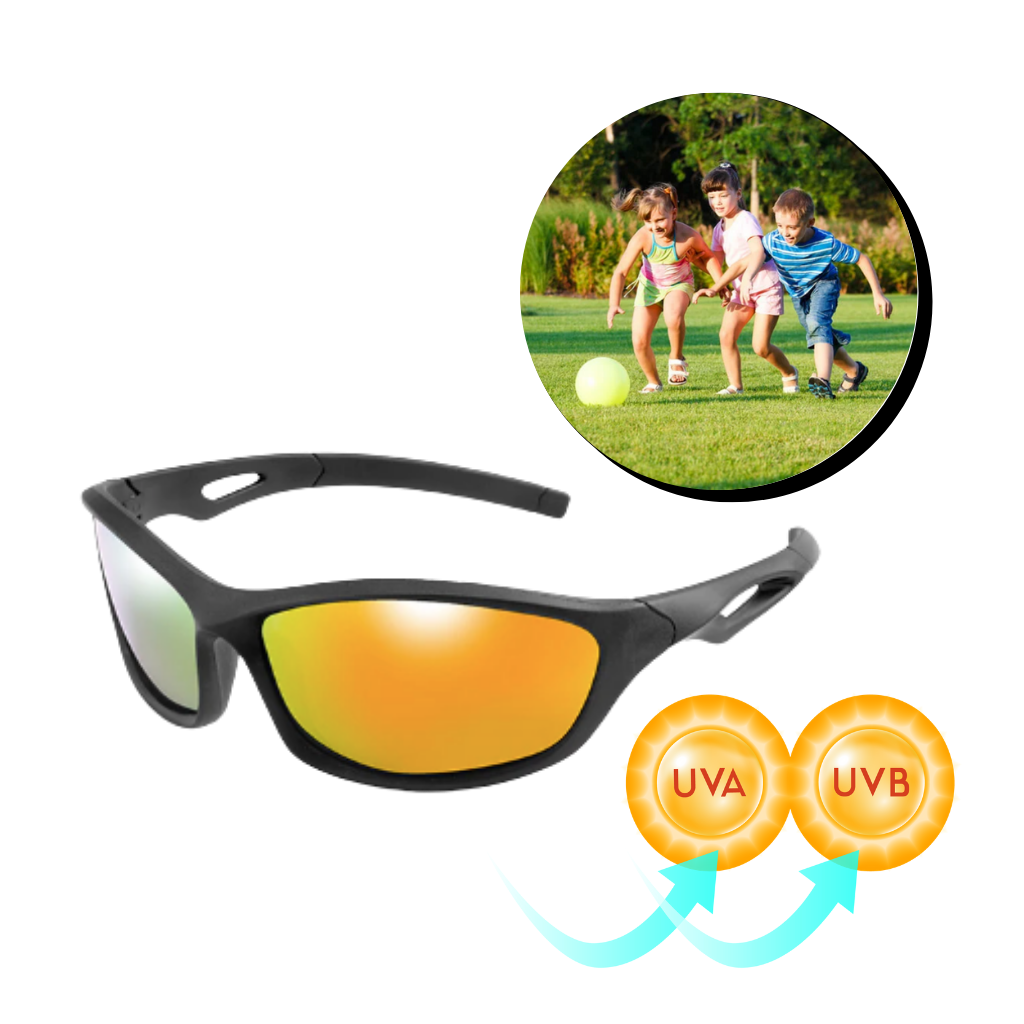 Gafas de sol deportivas polarizadas para niños con correa - Ozerty