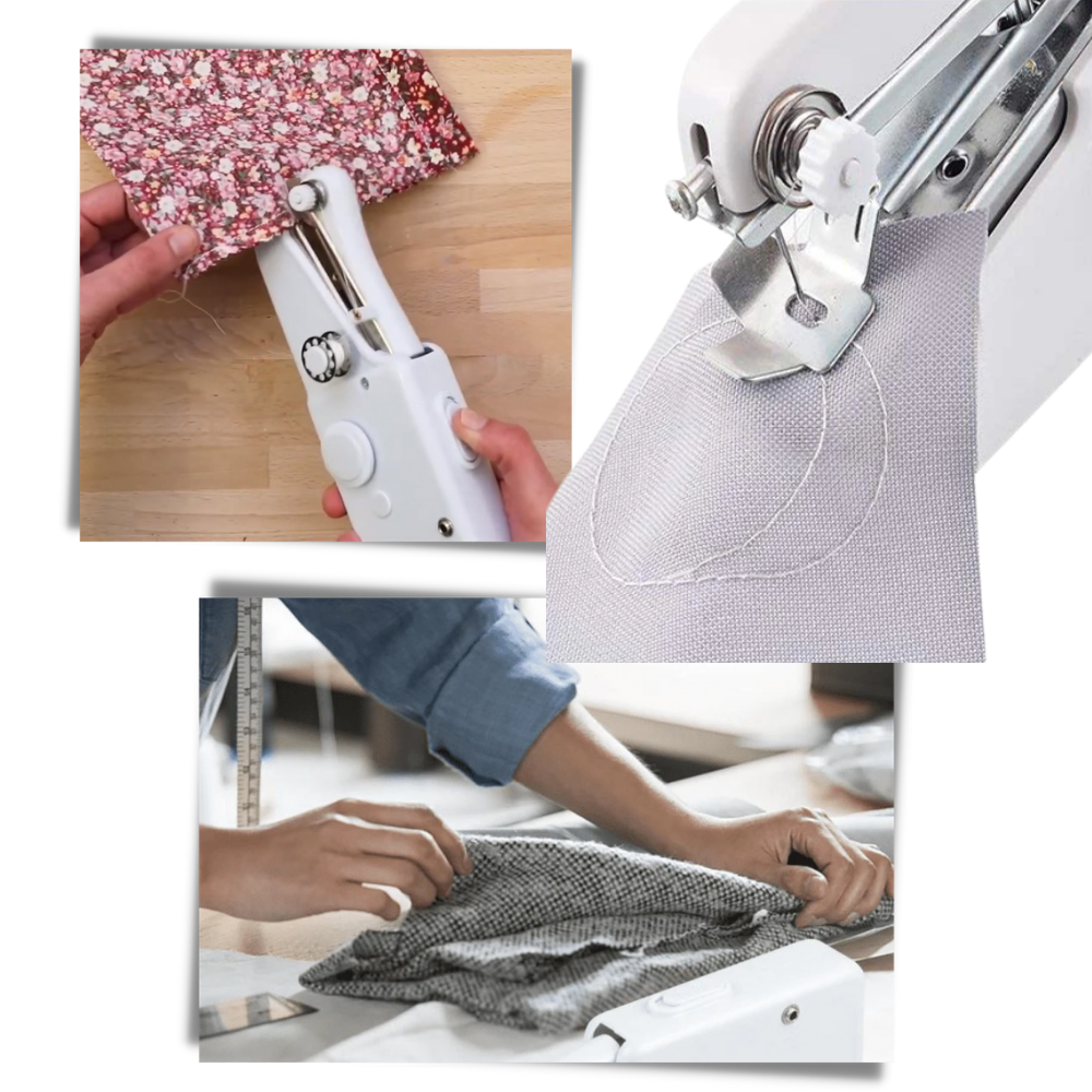 Máquina de coser manual y kit de costura - Ozerty