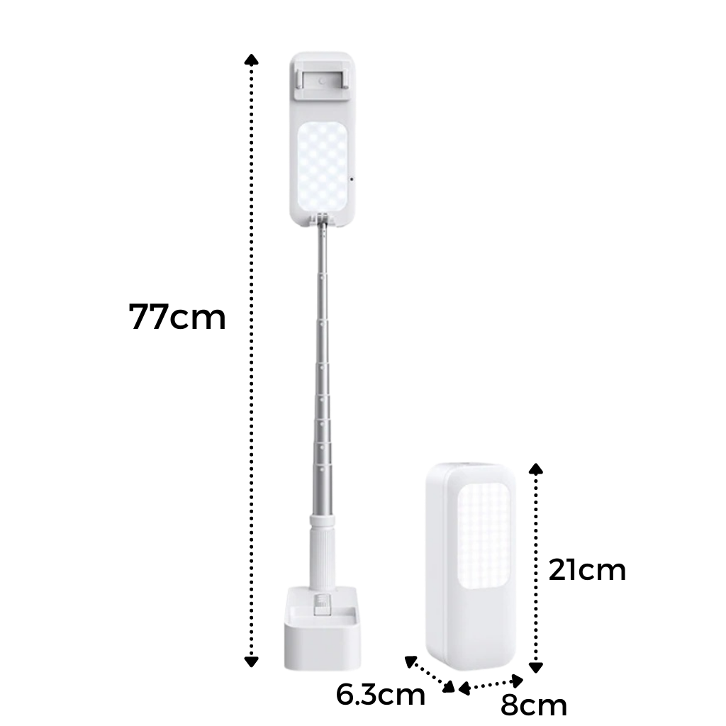 Kit de luz bluetooth integrado en el soporte del teléfono inteligente - Ozerty