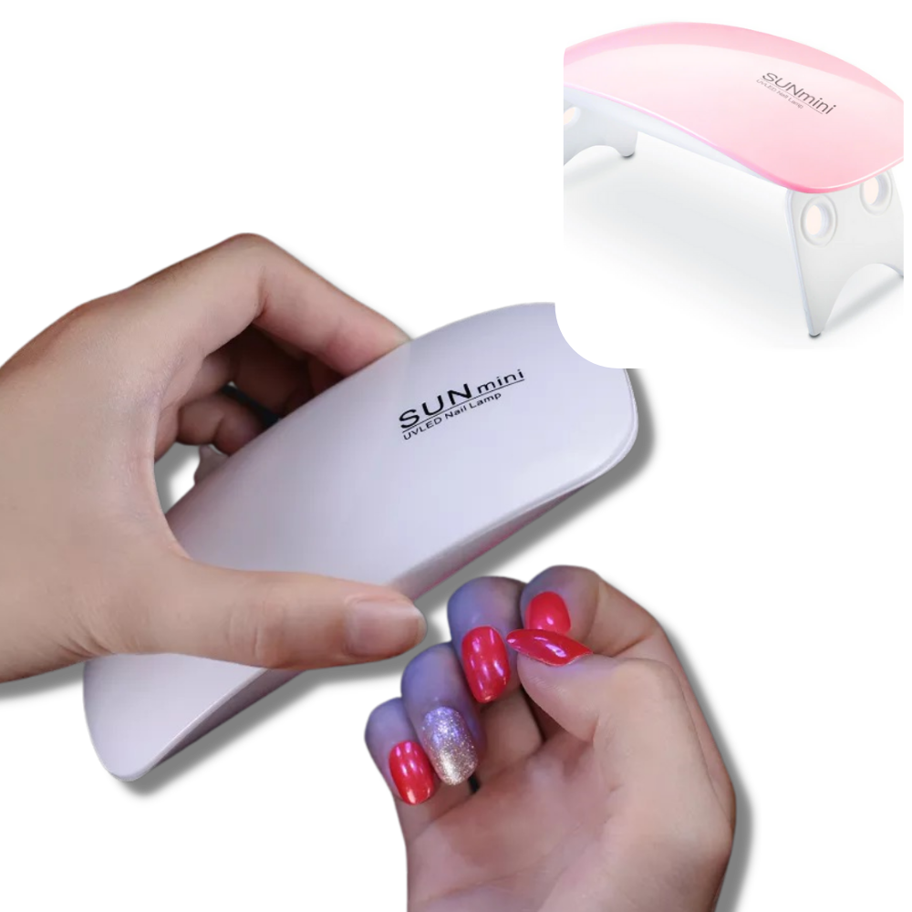 Lámpara de gel para uñas con luz UV y secador LED - Ozerty