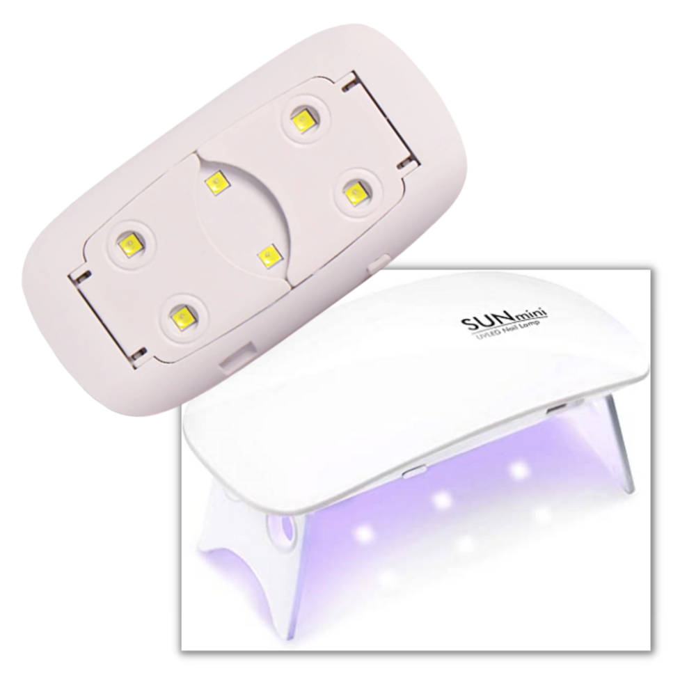 Lámpara de gel para uñas con luz UV y secador LED - Ozerty