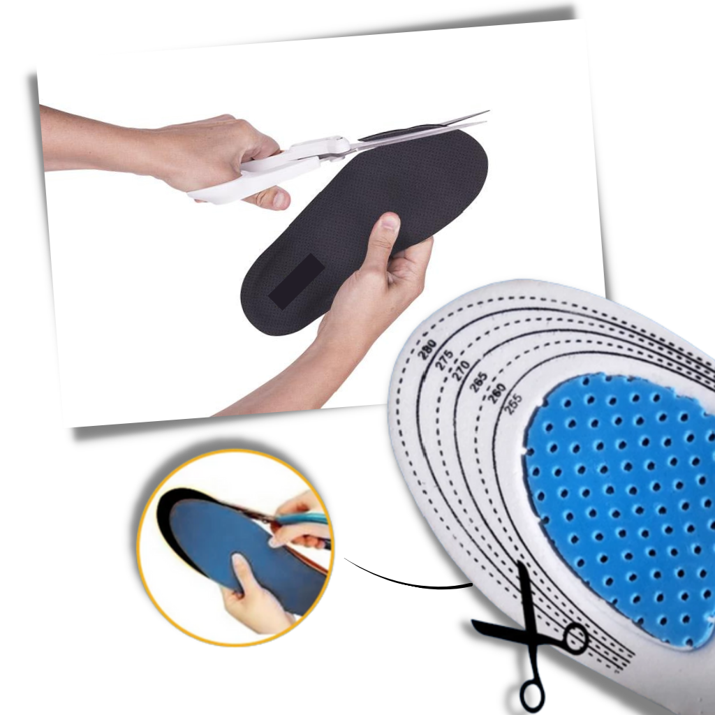 Plantillas de gel unisex para zapatillas de correr - Ozerty