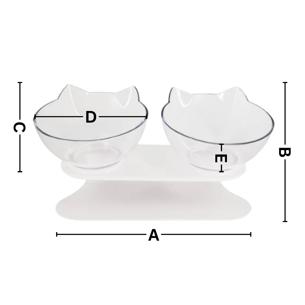 Comedero elevado para gatos

 - Ozerty