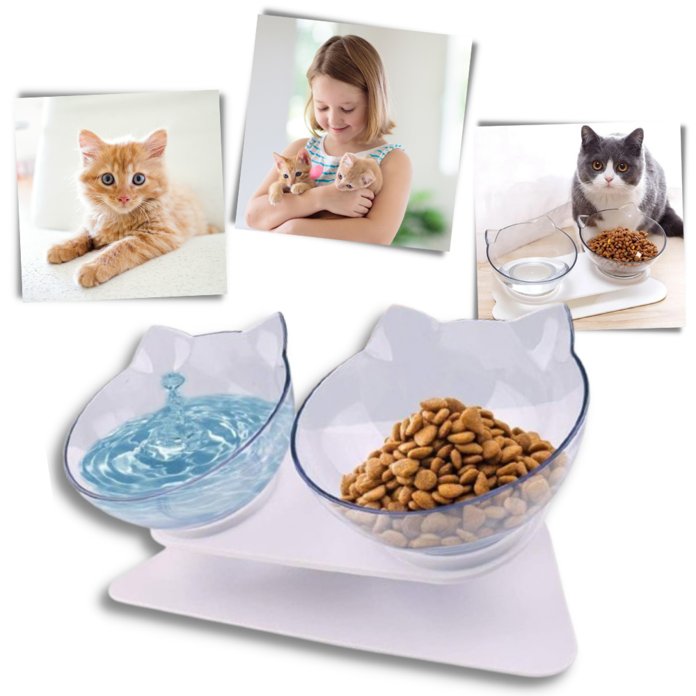 Comedero elevado para gatos

 - Ozerty
