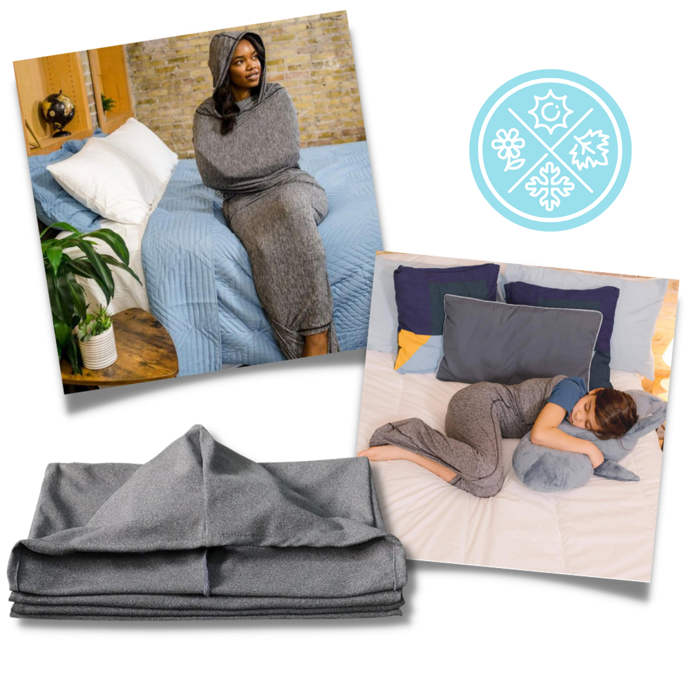 Manta portátil con capucha - Sleep Pod

 - Ozerty