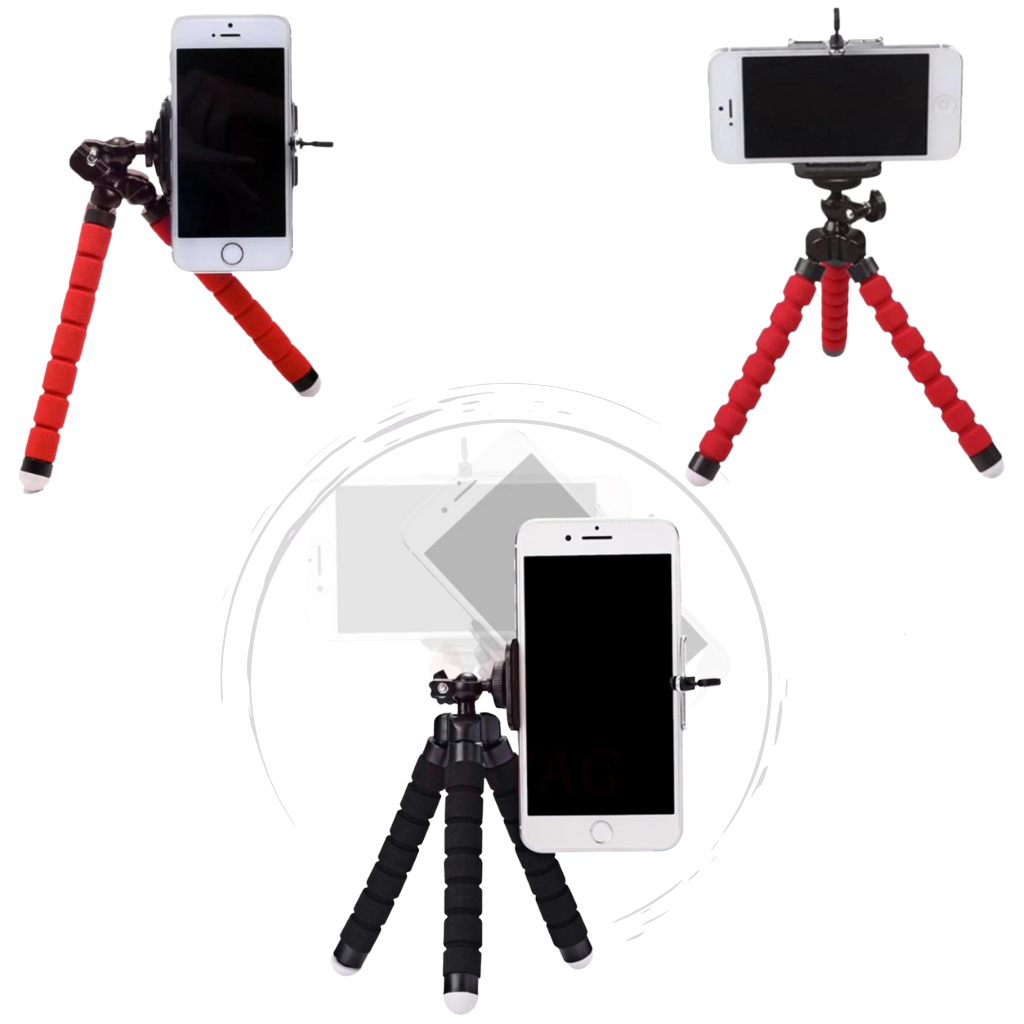 Juego tripié para teléfonos mini flexibles - Ozerty