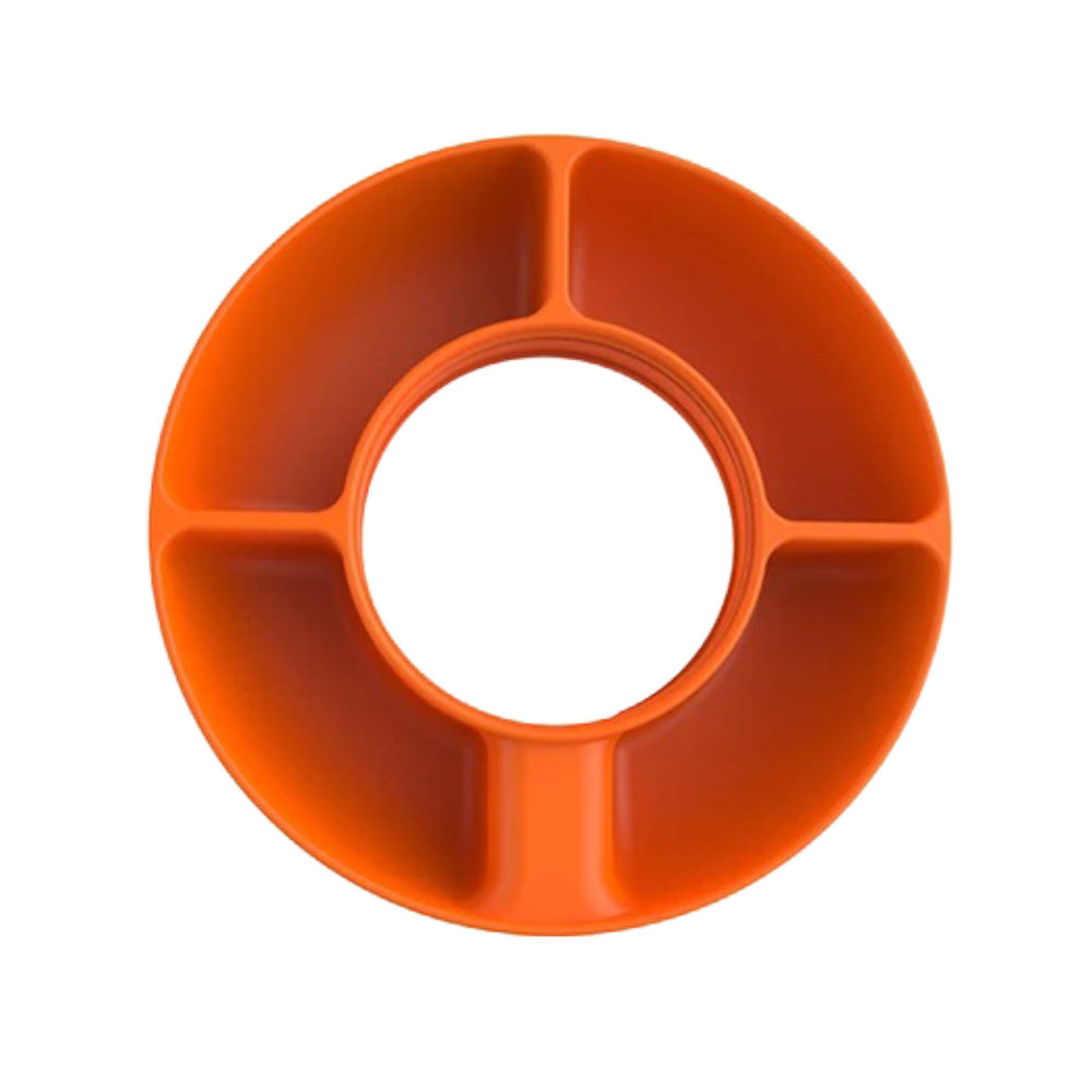 Anillo-depósito de aperitivos para vasos Stanley de silicona

 -Naranja - Ozerty
